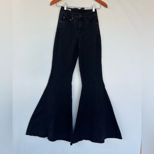 Free People We The‎ Free CRVY Black Jeans Size 25